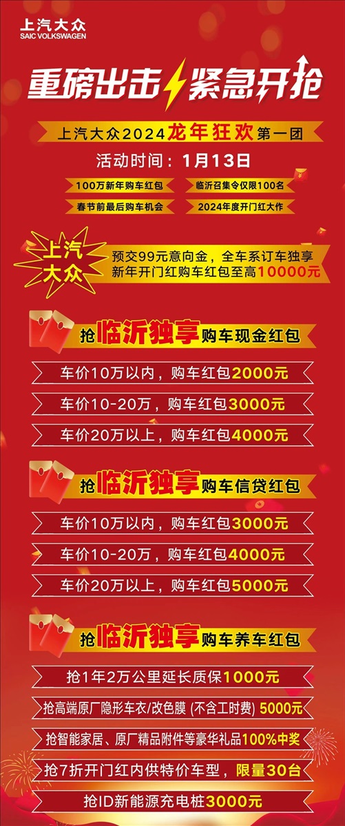 【購車福利】新年狂(kuáng)歡購車福利來了!#10973