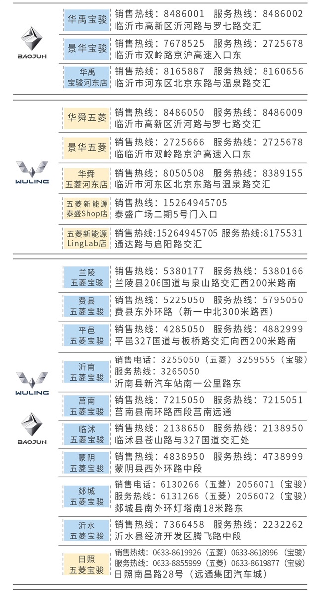 各品（pǐn）牌4S店服務熱線#11630